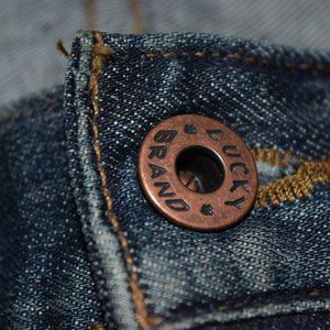 Lucky Brand 121 Slim Straight Waxed Jean